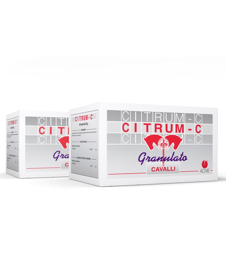 CITRUM C mangime complementare a base di Vitamina C 40 buste da 25 g