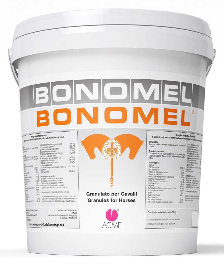 BONOMEL mangime complementare per fattrici gravide, in lattazione e puledri in accrescimento 10 kg