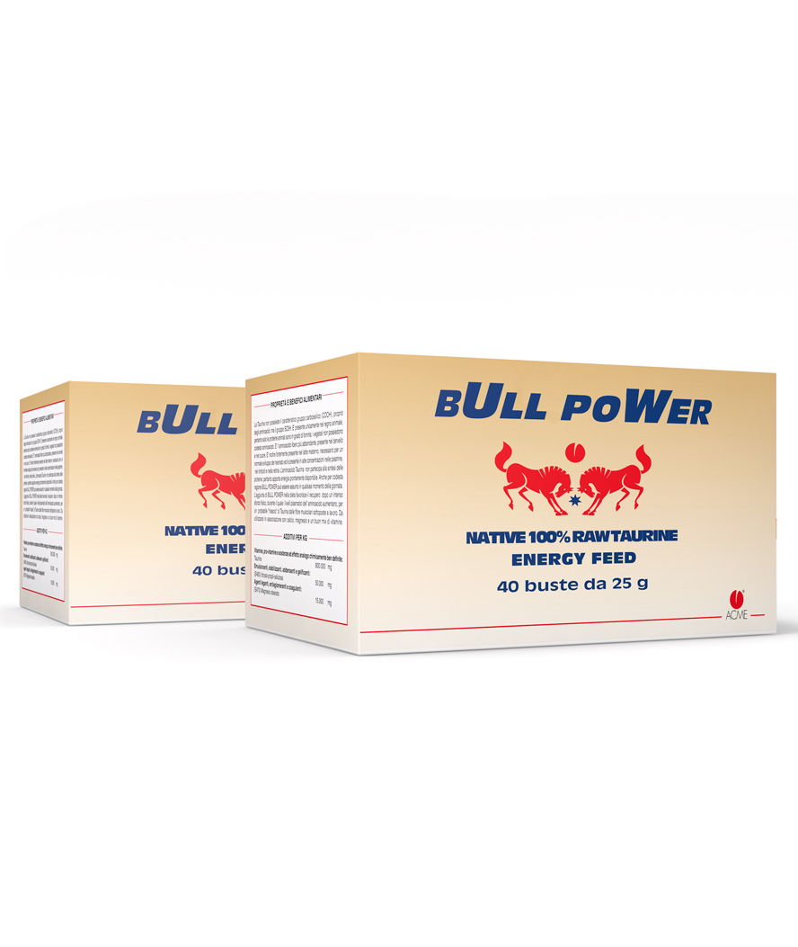 BULL POWER mangime complementare a base di taurina 40 buste da 25 g