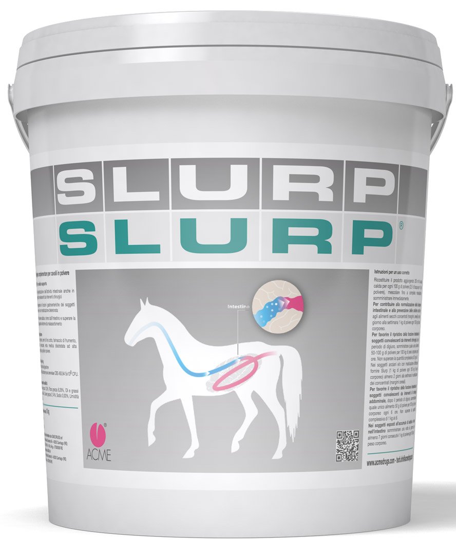 SLURP mangime complementare per cavalli in polvere a base di psyllium 10 kg