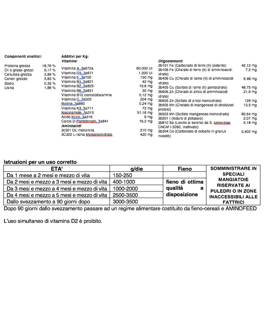 PRIMOLATTE mangime complementare per l'integrazione del puledro lattante e lo svezzamento - foto 1