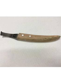 Coltello DANTE con lama forgiata curva destra o sinistra