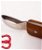 Coltello inglese da mascalcia modello Trio con lama a occhio prodotto in Italia da Bassoli con materiali di alta qualità - foto 2