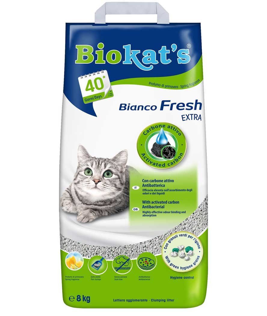 Biokat's Bianco FRESH extra lettiera per gatti 8 kg