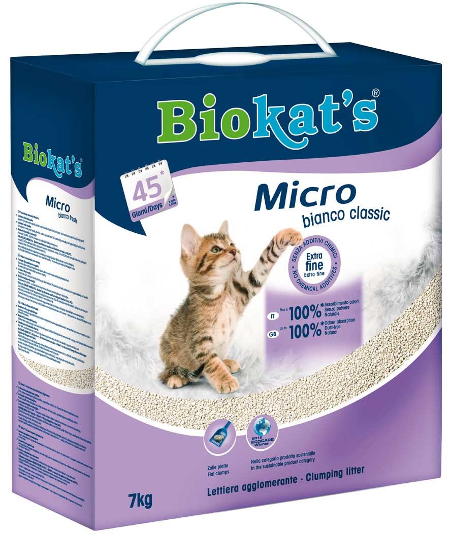 Biokat's Micro Bianco Classic lettiera per gatti 7 kg