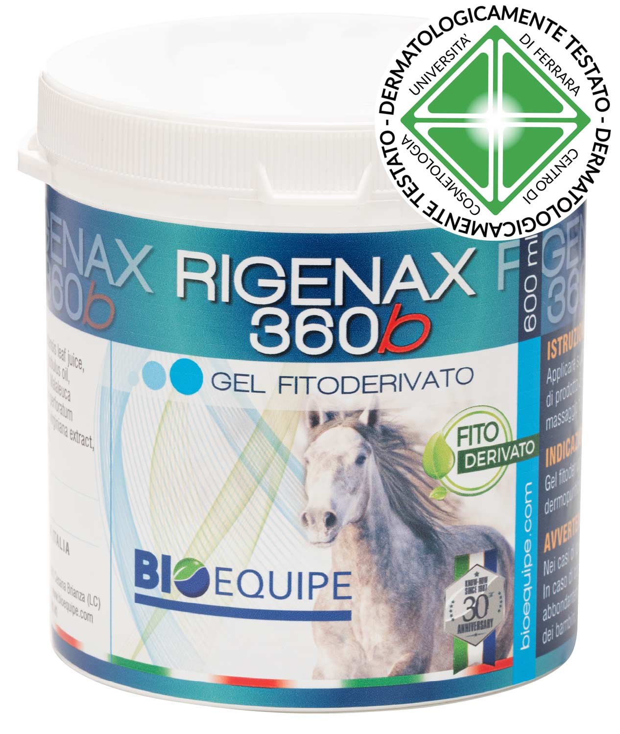 RIGENAX360 gel igienizzante dermopurificante e rinfrescante favorisce la rigenerazione cellulare a base di Tea Tree 600 ml