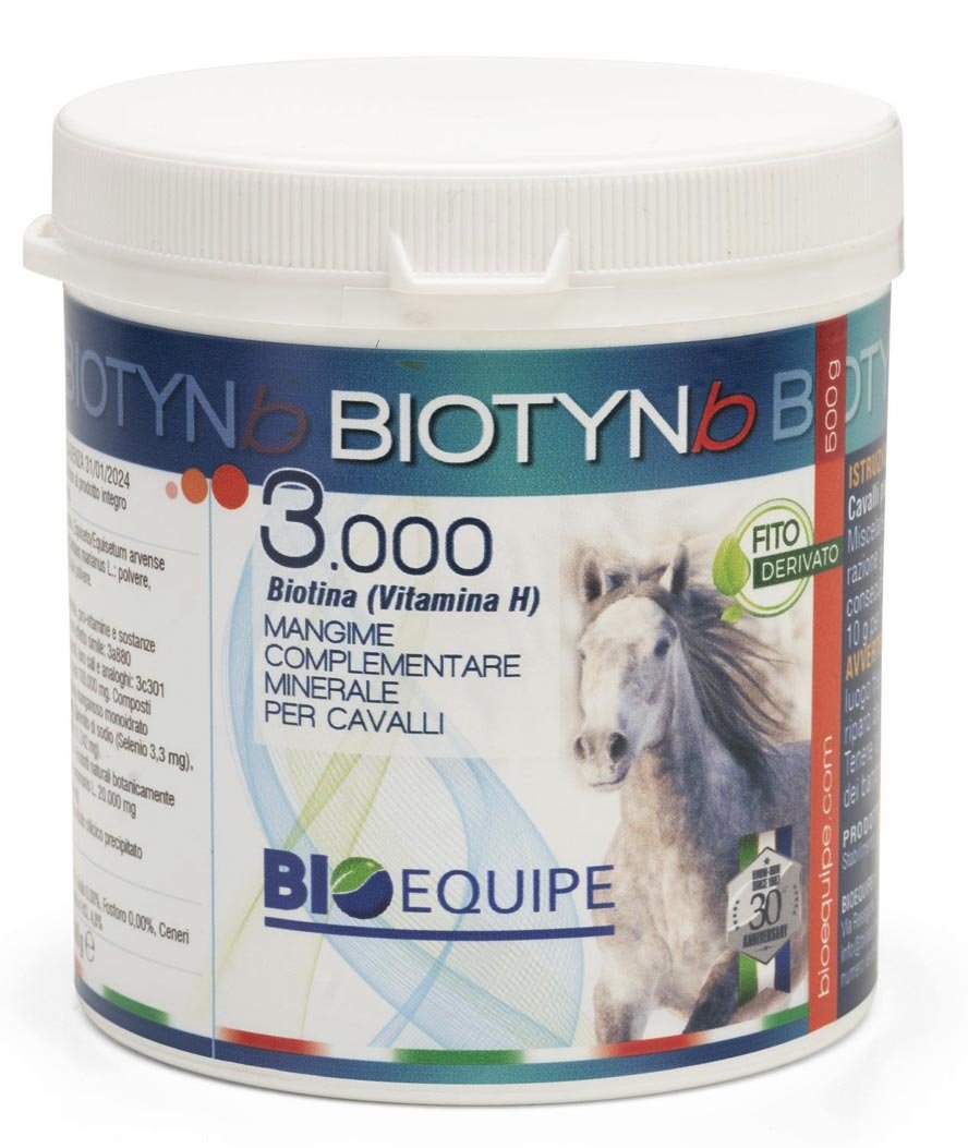 Biotynb 3000 mangime complementare minerale per cavalli da 500g