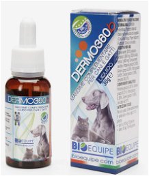 DERMO360b mangime complementare liquido per cani e gatti supporto apparato tegumentario 30 g