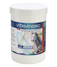 VITAMIN360b mangime complementare in polvere per una corretta integrazione con vitamine e minerali 480g