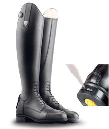 PROMOZIONE Stivale equitazione BRETON con tecnologia CLOSE CONTACT in pelle bottalata gambale standard polpaccio M - 41 Nero