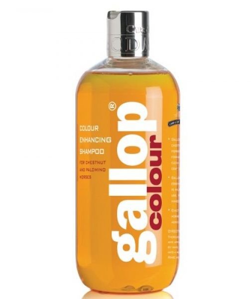 Gallop Shampoo esalta il colore del manto sauro Enhancing Colour Chestnut e palomino Horses 500 ml