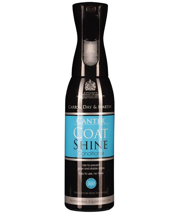 Spray lucidante coda e criniera cavalli previene formazione di macchie Canter Coat Shine 500 ml