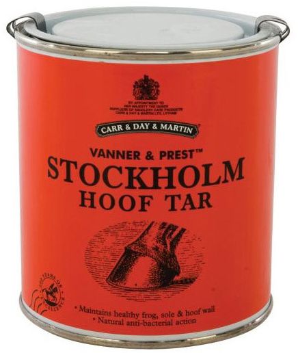 Catrame zoccoli impermeabilizza e protegge zone danneggiate Stockholm Hoof Tar 455 ml