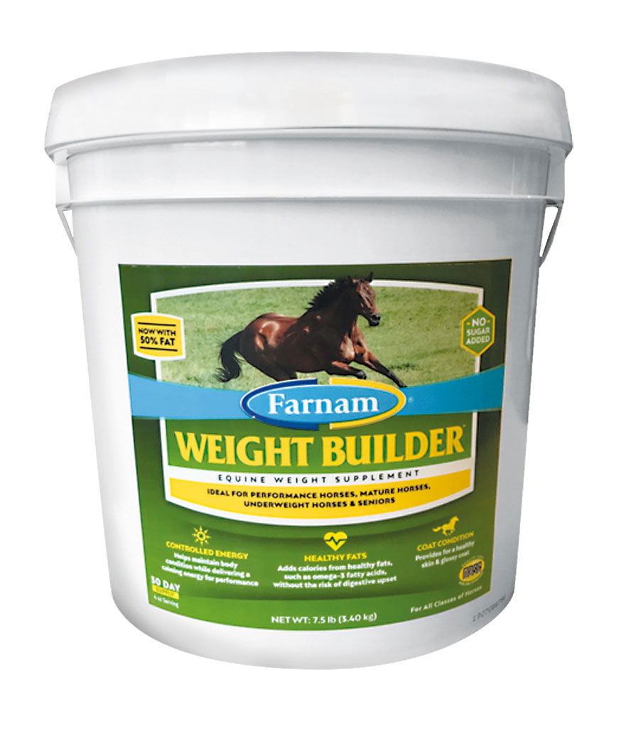 WEIGHT BUILDER Mangime complementare indicato per cavalli che necessitano di incrementare la massa muscolare 3,4 kg