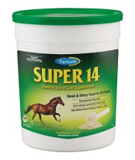 SUPER 14 mangime complementare per la salute della cute e del mantello dei cavalli 2,27 kg