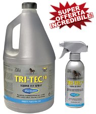 TRI-TEC 14 insettorepellente per cavalli contro tafani mosche e insetti volanti 3,8 litri in tanica