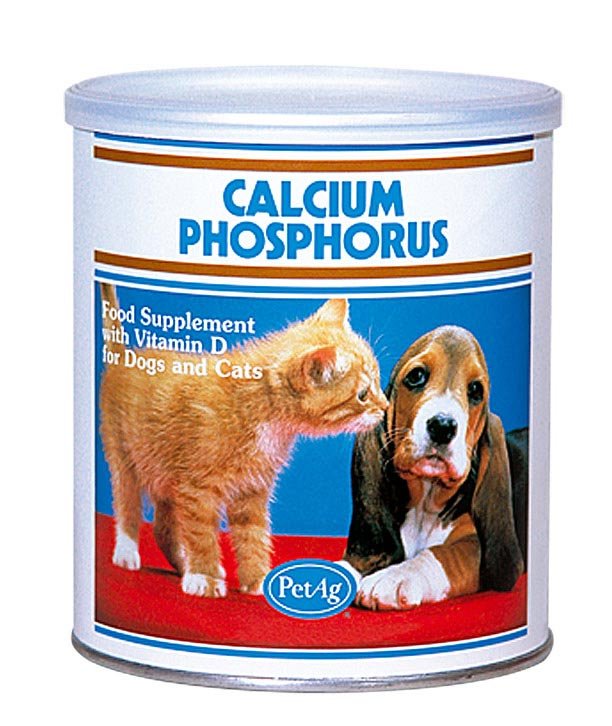 Calcium Phosphorus Powder 567 g mangime complementare in polvere per un corretto sviluppo di ossa e denti nei cuccioli