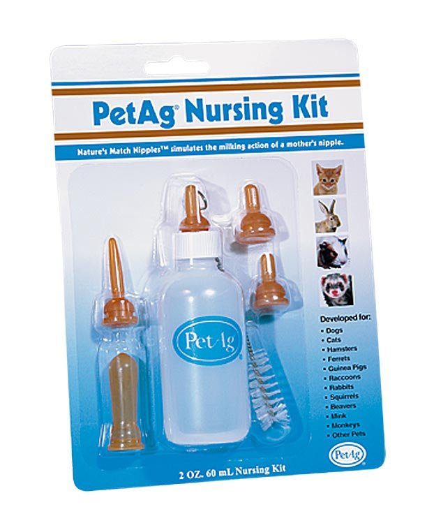 Nursing Kit 2 oz. 60 ml per l’allattamento artificiale di cuccioli di taglia piccola