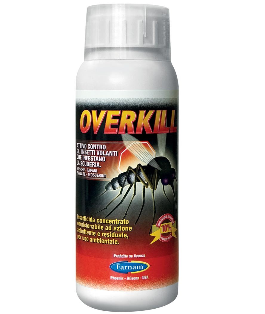 Overkill insetticida per scuderie contro mosche tafani moscerini uccide la zanzara tigre - foto 2