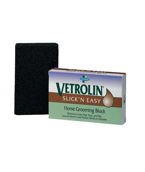 VETROLIN SILCK'N EASY brusca minerale per la pulizia del mantello molto leggera e pratica da usare