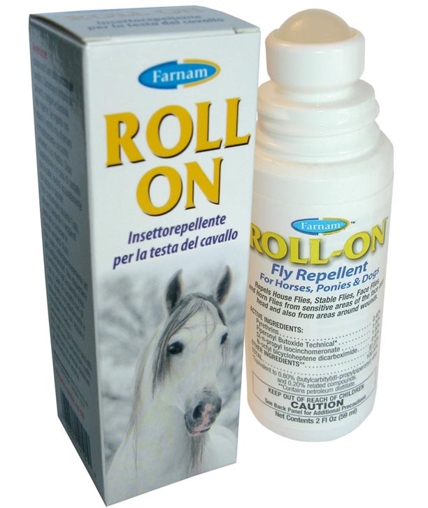 Roll-On insettorepellente specifico per la testa del cavallo 59 ml