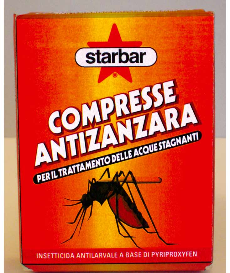 PROXILAR 12 compresse antizanzara per trattamento acque stagnanti