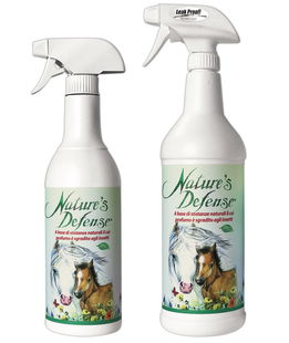 NATURE'S DEFENSE soluzione naturale contro mosche, moscerini, tafani e zanzare  per cavalli 