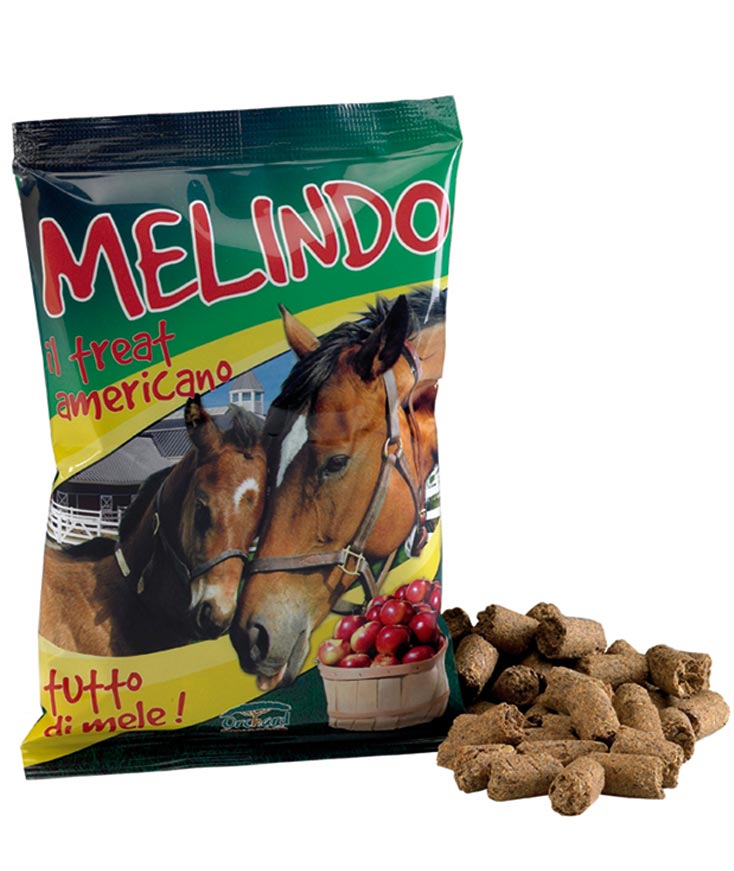 MELINDO 100% mele disidratate per cavalli classico Snack per cavalli americano 397 g