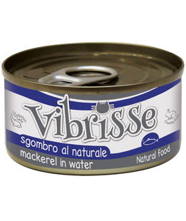 Vibrisse Cat sgombro al naturale 24 lattine da 70 g cad.