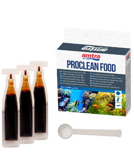 Amtra Proclean Food nutrimento bilanciano C:N:P per batteri filtranti d’acquario