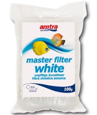 Master liter fibra bianca sintetica per il pre-filtraggio meccanico in tutti i filtri interni e esteri 1000g