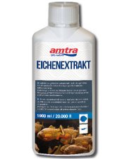 Amtra Eichen Extrakt tropicalizzante per acque di acquari d’acqua dolce, abbassa il pH dell’acqua 1lt
