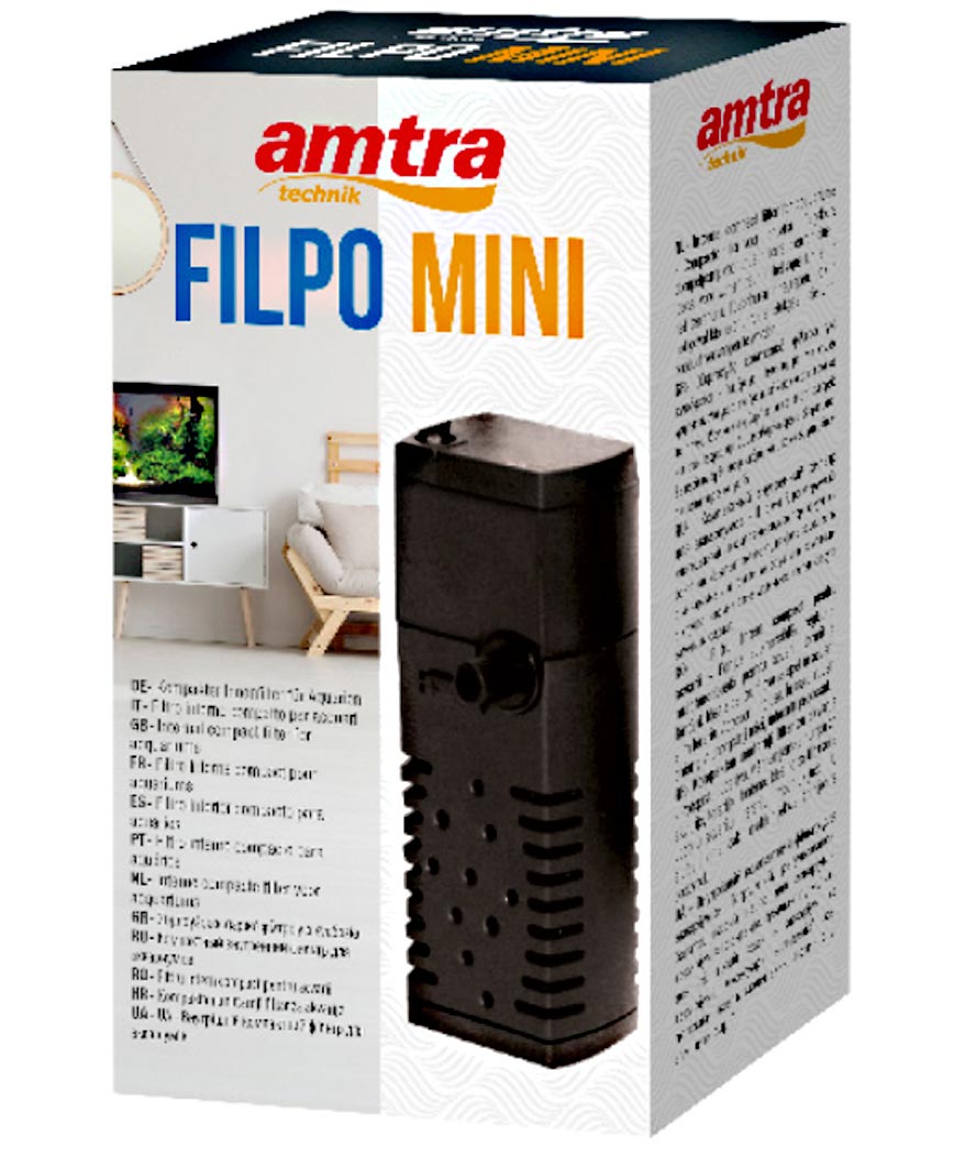 PROMOZIONE Filtro interno compatto Amtra Filpo per acquari FILTRO MINI