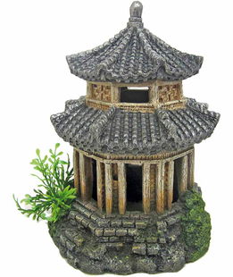 Tempio giapponese Amtra 14x14x18 cm decorazione per acquario