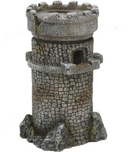 Torre romana 5,6x5,6x10,5 cm decorazione per acquari