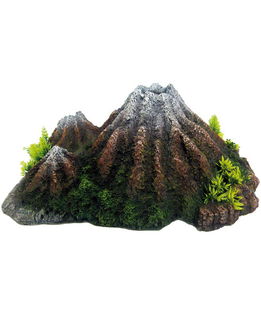 Vulcano con Porosa 37x28x15 cm decorazione per acquari