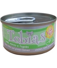 Tobias Dog Menù pollo, manzo e fagiolini 24 lattine da 85 g cad.