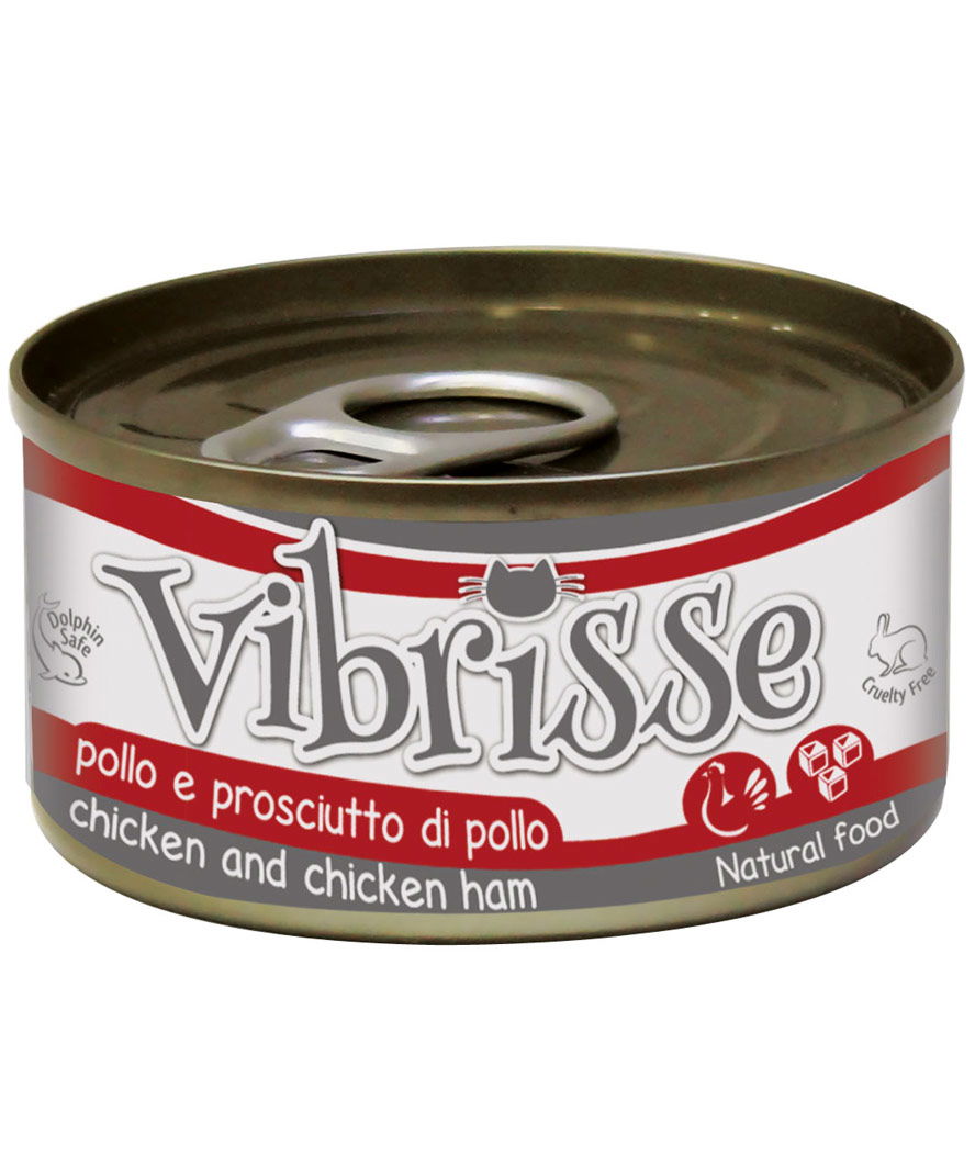 Vibrisse Cat pollo e prosciutto