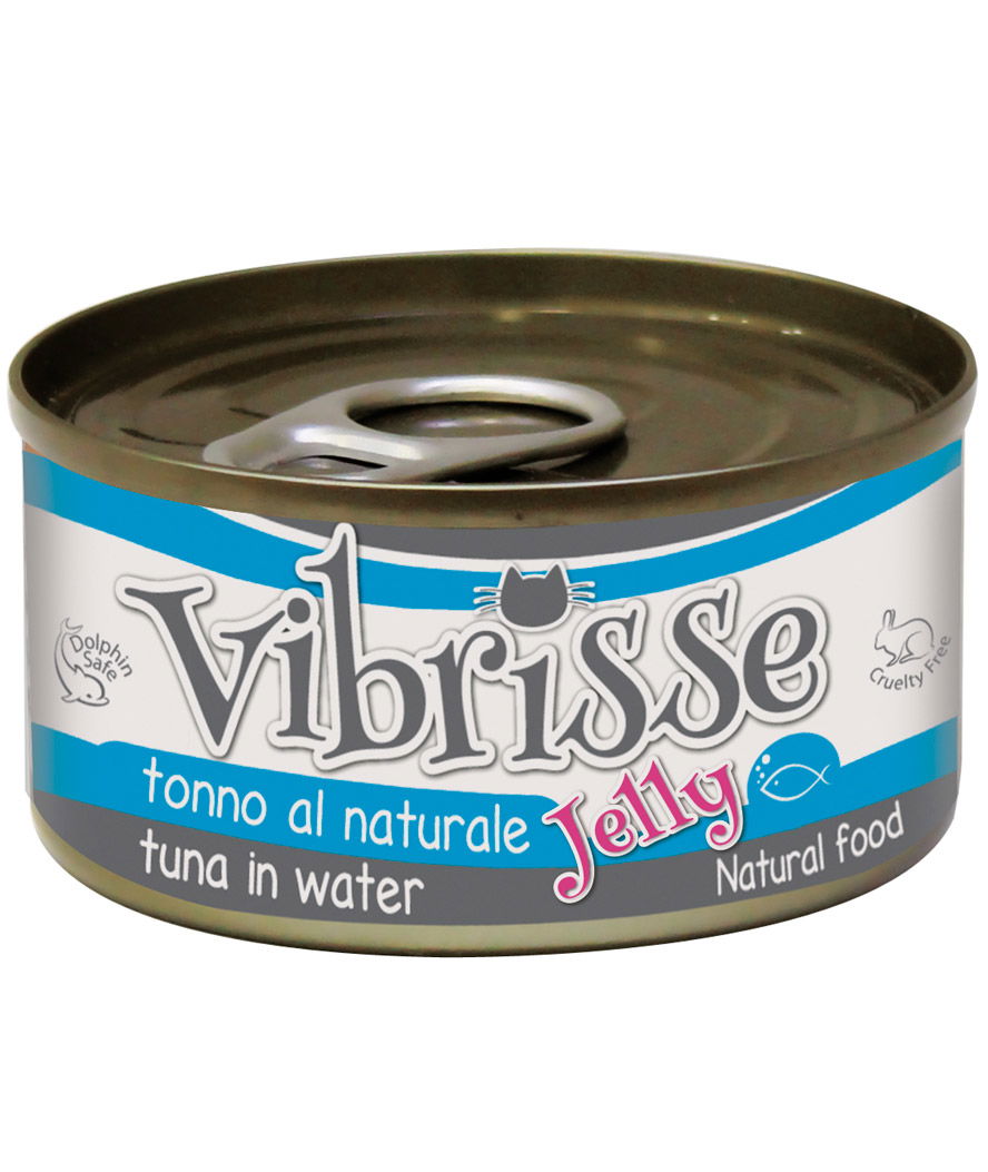 Vibrisse Cat Jelly tonno al naturale 24 lattine da 70 g cad.