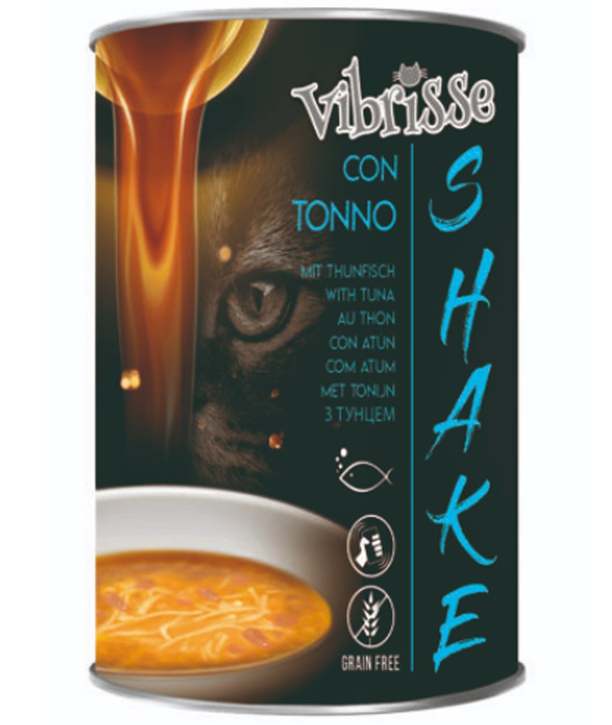 Vibrisse Shake al Tonno per gatti 12 lattine da 135 g cad.