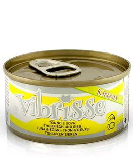 Vibrisse Cat Kittens tonno e uova 24 lattine da 70 g cad.