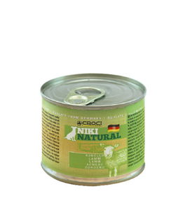 Niki Natural agnello cibo umido per cani 6 lattine da 200 g cad.