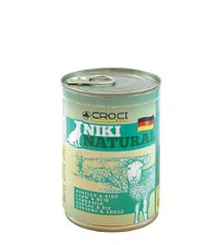 Niki Natural agnello e riso cibo umido per cani 6 lattine da 400 g cad.