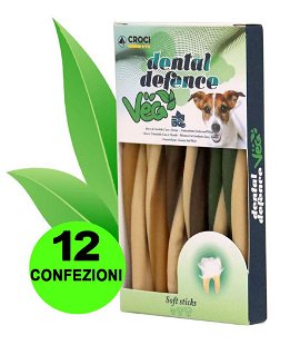Stick Dental Defence Veg gusto Arachidi-Cocco-Menta 12 confezioni da 95 g cad.