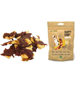 Happy Farm Snacks Anatra con Banana 12 buste da 80 g cad.