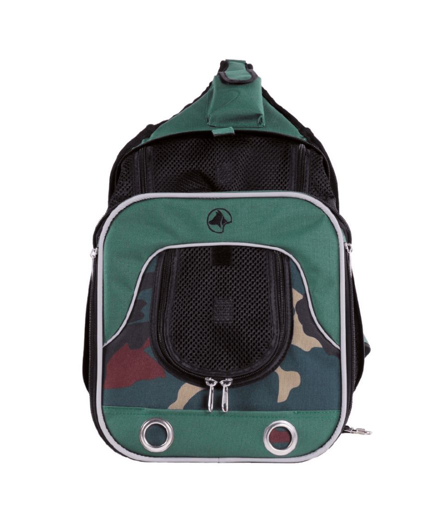 Zainetto monospalla con tasche modello Fast&Easy per cani e gatti 