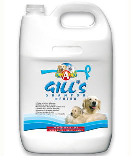 Gill's Shampoo neutro da 5 litri per cani
