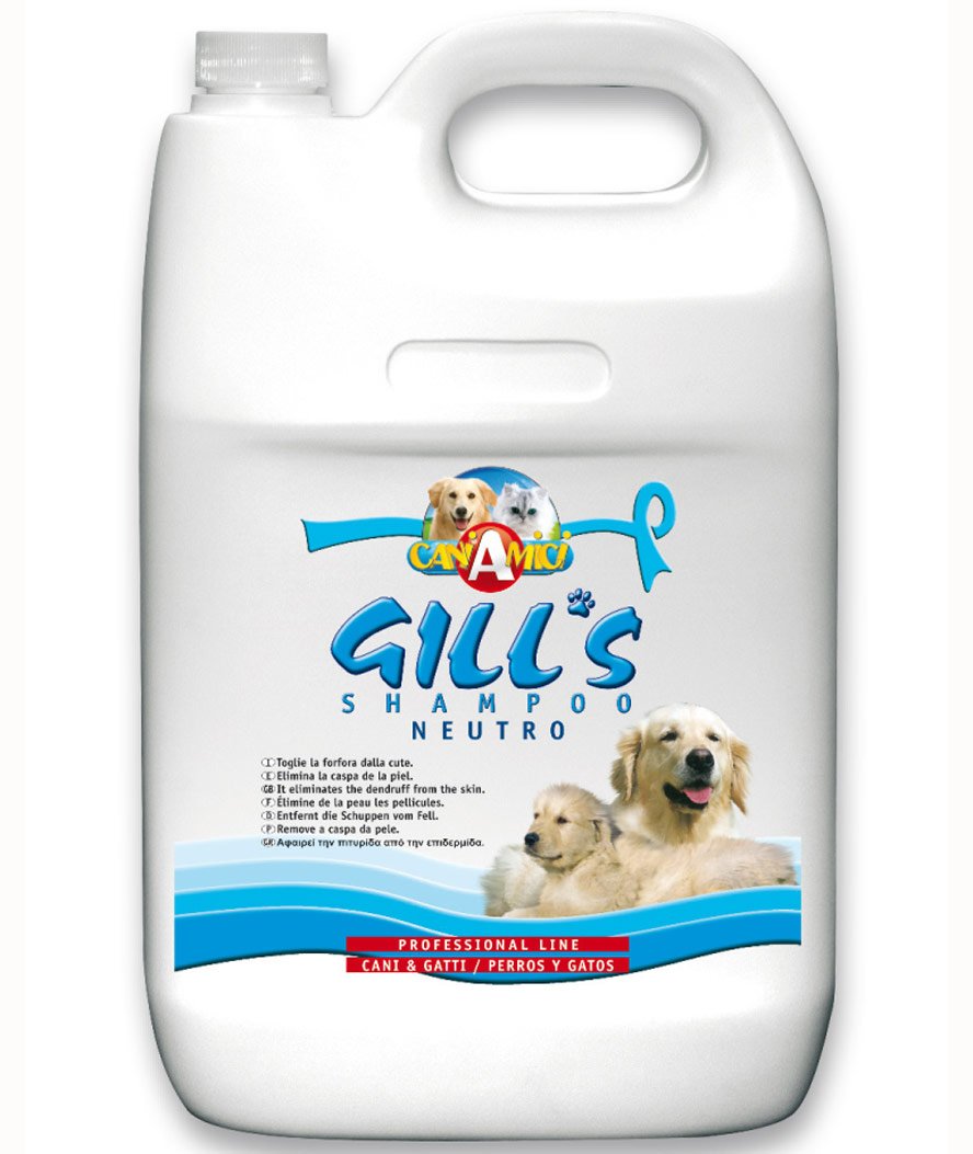 Shampoo Gill's neutro toglie la forfora per cani 5 litri