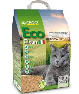 Lettiera Eco Clean agglomerante 5 confezioni da 10 litri