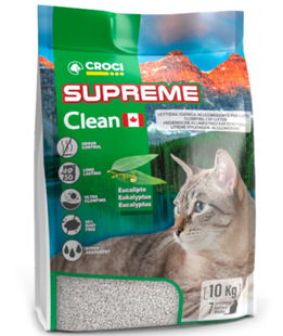 Lettiera Supreme Clean eucalipto confezione da 10 kg